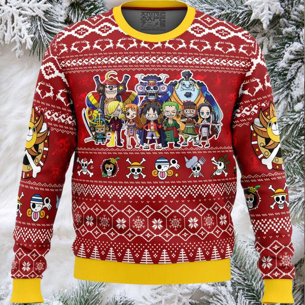 Merry Mugiwara Pirates One Piece Ugly Christmas Sweater