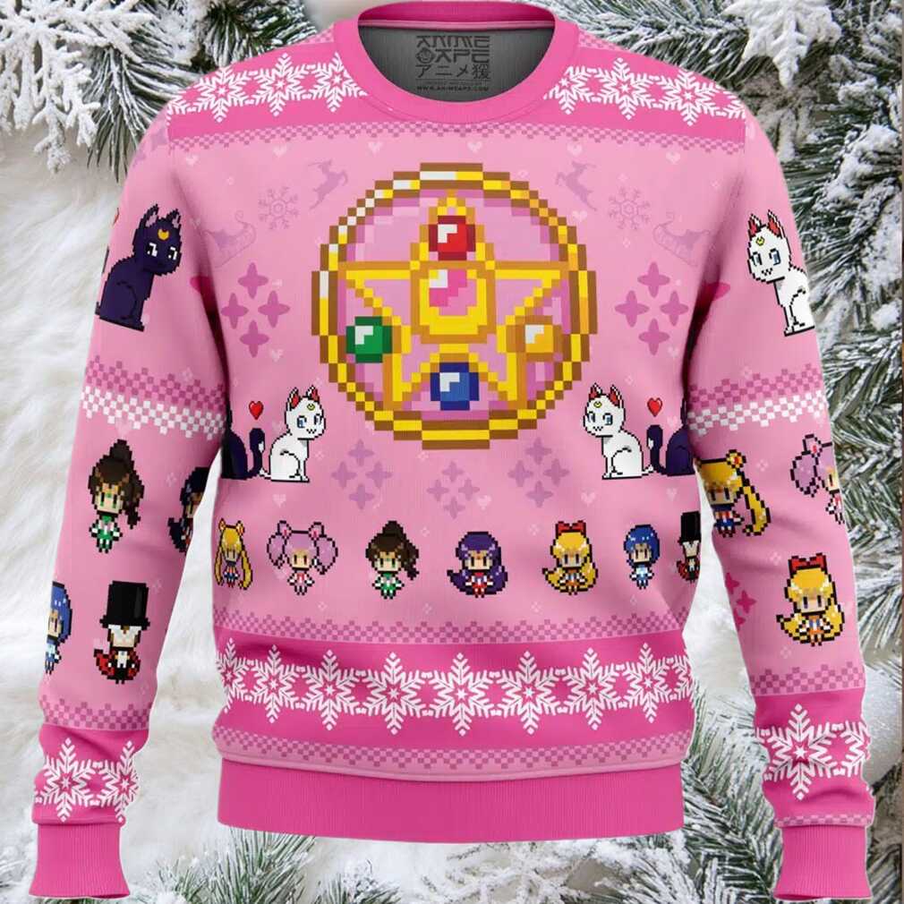 Merry Senshi Sailor Moon Ugly Christmas Sweater