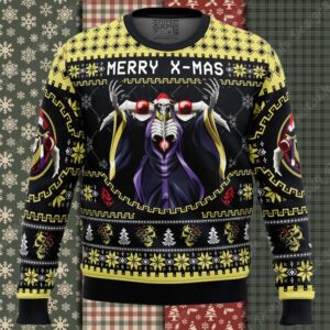 Merry X Mass Ainz Ooal Gown Overlord Ugly Christmas Sweater