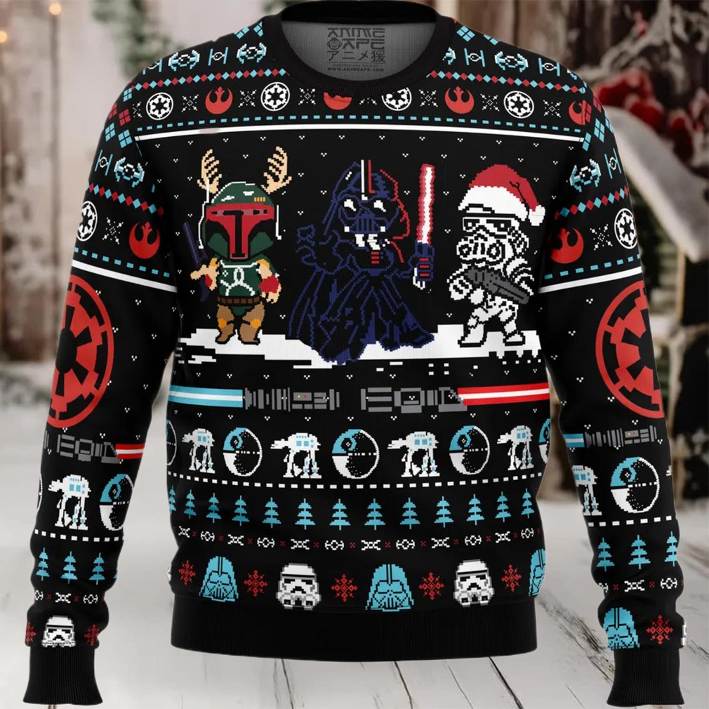 Merry Xmas Star Wars Ugly Christmas Sweater Merry Xmas Star Wars Ugly Christmas Sweater