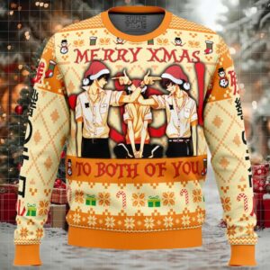 Merry Xmas to Both of You Terror in Resonance Ugly Christmas Sweater