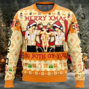 Merry Xmas to Both of You Terror in Resonance Ugly Christmas Sweater