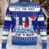 Michelob Ultra Christmas Bigfoot Ugly Sweater