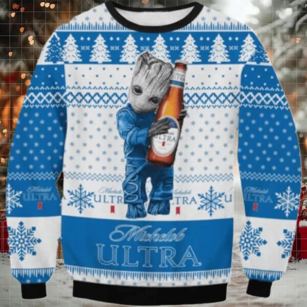 Michelob Ultra Groot Lovely Ugly Sweater