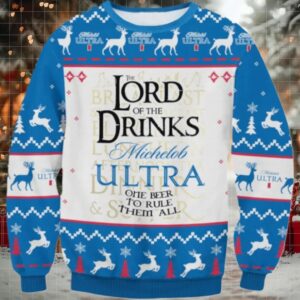 Michelob Ultra Lord Of The Drink Ugly Sweater