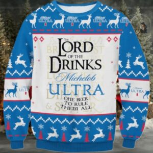 Michelob Ultra Lord Of The Drink Ugly Sweater