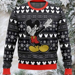 Mickey Dabbing Ugly Christmas Sweater