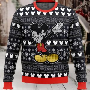 Mickey Dabbing Ugly Christmas Sweater