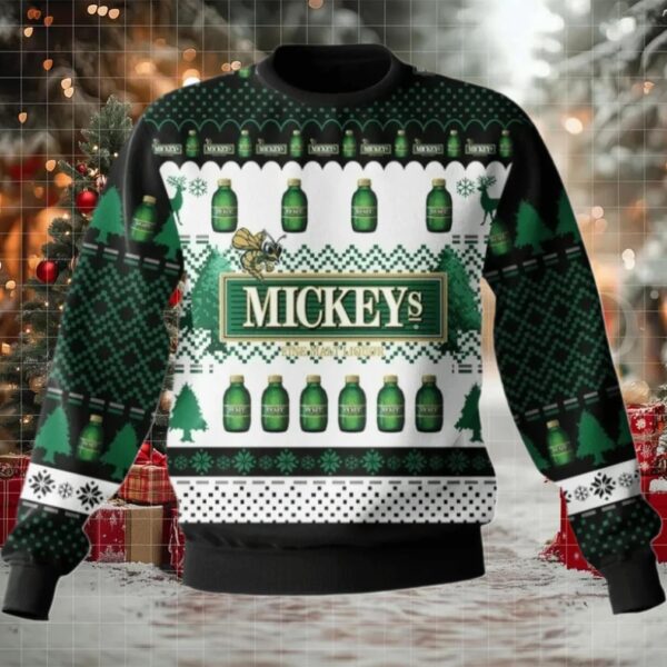 Mickey’s Malt Christmas Ugly Sweater