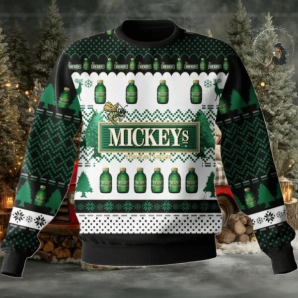 Mickey’s Malt Christmas Ugly Sweater