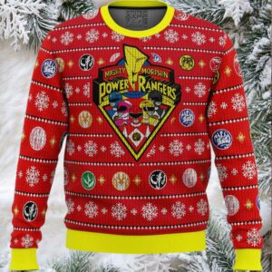 Mighty Morphin Power Rangers Ugly Christmas Sweater