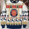 Miller Lite Christmas Peaceful Night Ugly Sweater
