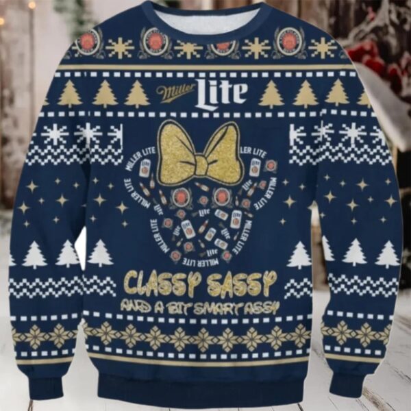 Miller Lite Classy Sassy Ugly Sweater