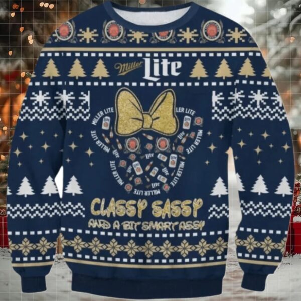 Miller Lite Classy Sassy Ugly Sweater