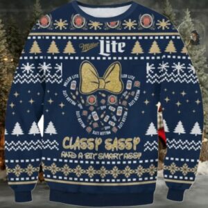 Miller Lite Classy Sassy Ugly Sweater