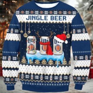Miller Lite Jingle Beer Ugly Sweater