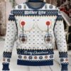Miller Lite Merry Drunk Ugly Sweater