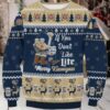Miller Lite Wonderful Time For a Beer Ugly Sweater