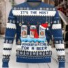 Nordbrand Pfefferminz Christmas Reindeer Ugly Sweater