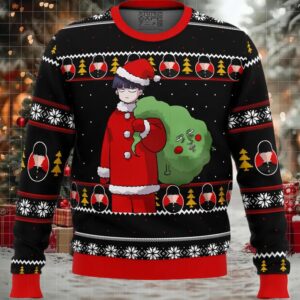 Mob Psycho 100 Santa Ugly Christmas Sweater