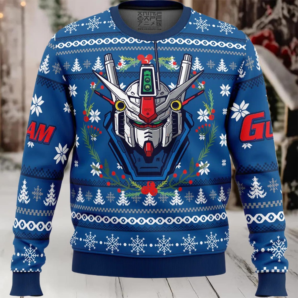 Mobile Suit RX 78 Gundam Ugly Christmas Sweater Mobile Suit RX 78 Gundam Ugly Christmas Sweater