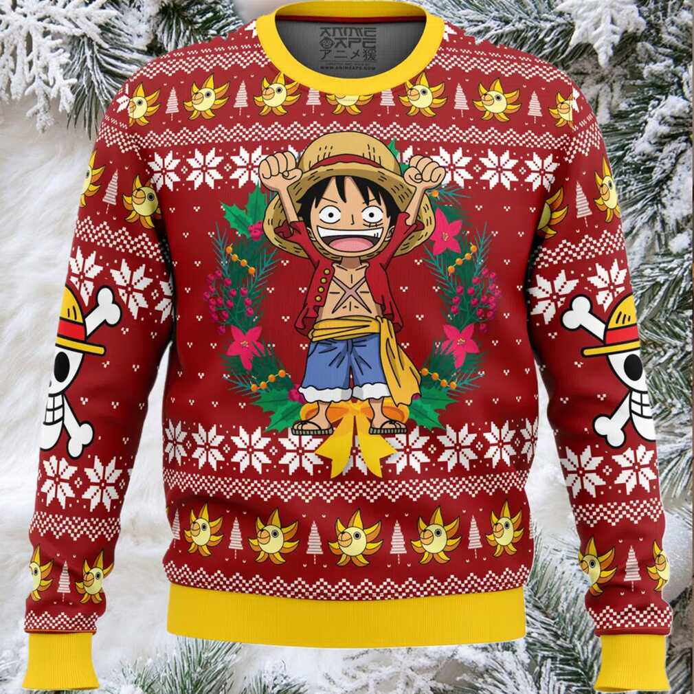Monkey D Luffy Christmas One Piece Ugly Christmas Sweater