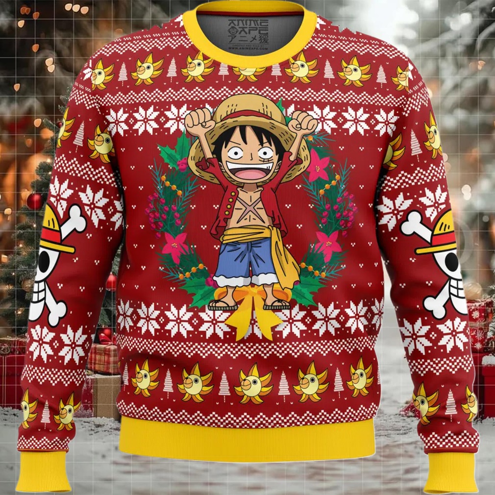 Monkey D Luffy Christmas One Piece Ugly Christmas Sweater
