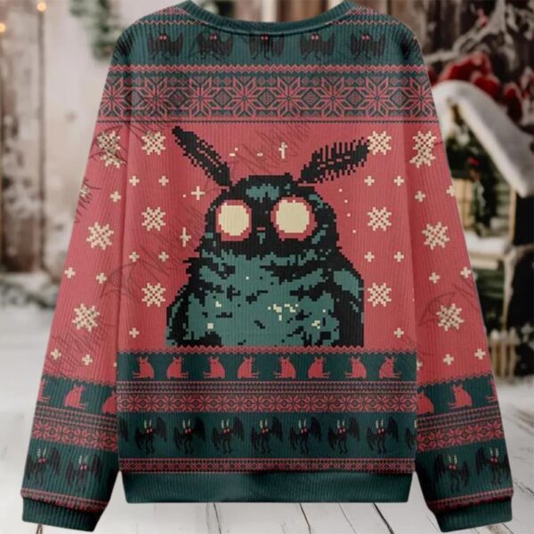 Mothman Ugly Sweater 2025 Christmas