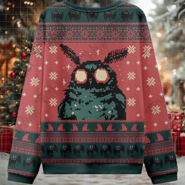 Mothman Ugly Sweater 2025 Christmas