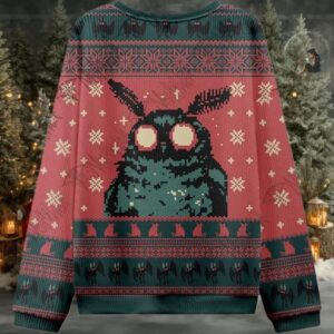 Mothman Ugly Sweater 2025 Christmas