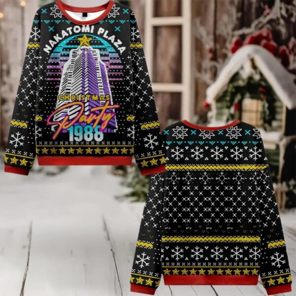 Nakatomi Plaza Christmas Party 1988 Ugly Sweater 2025 Christmas
