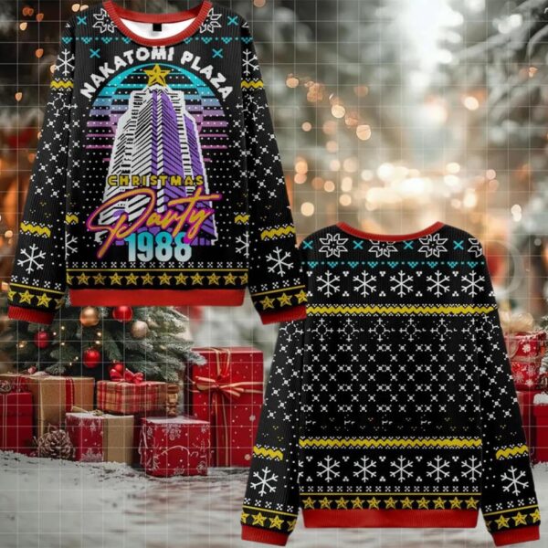 Nakatomi Plaza Christmas Party 1988 Ugly Sweater 2025 Christmas