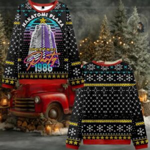Nakatomi Plaza Christmas Party 1988 Ugly Sweater 2025 Christmas