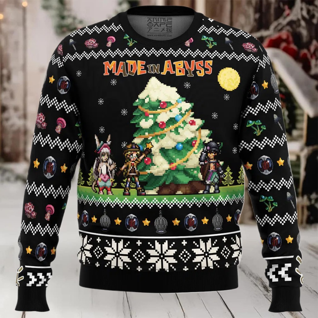 Nanachi Riko Reg Christmas Made in Abyss Ugly Christmas Sweater Nanachi Riko Reg Christmas Made in Abyss Ugly Christmas Sweater