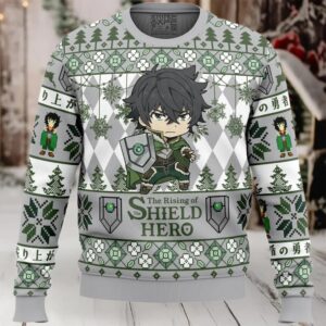 Naofumi Iwatani The Rising of the Shield Hero Ugly Christmas Sweater