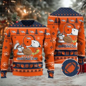 Nfl Denver Broncos Snoopy Ugly Sweater Moderntees