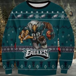 Nfl Philadelphia Eagles Player Rushing Sweater And Ugly Sweater Moderntees
