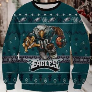 Nfl Philadelphia Eagles Player Rushing Sweater And Ugly Sweater Moderntees