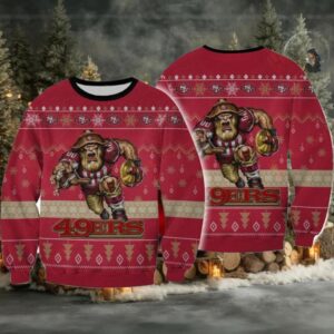 Nfl San Francisco 49Ers Player Rushing Sweater And Ugly Sweater Moderntees