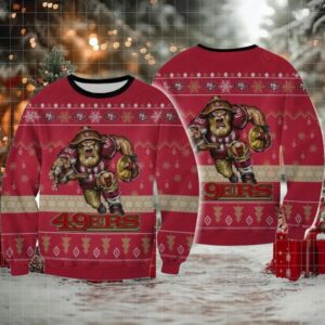 Nfl San Francisco 49Ers Player Rushing Sweater And Ugly Sweater Moderntees