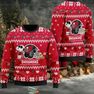 Nfl Tampa Bay Buccaneers Snoopy Christmas Ugly Sweater Moderntees
