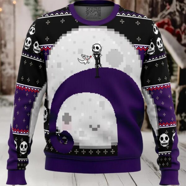 Nightmare Before Christmas Jack Moon Ugly Christmas Sweater