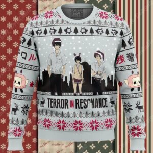 Nine x Lisa x Twelve Terror in Resonance Ugly Christmas Sweater