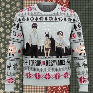 Nine x Lisa x Twelve Terror in Resonance Ugly Christmas Sweater