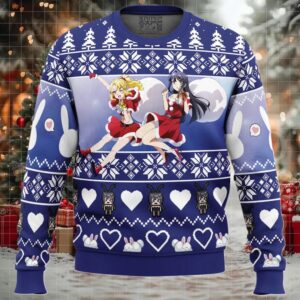 Nodoka & Mai Rascal Does Not Dream of Bunny Girl Senpai Ugly Christmas Sweater