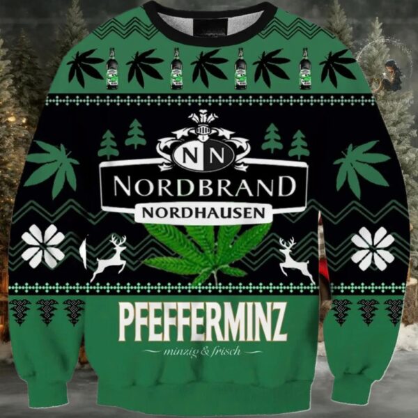 Nordbrand Pfefferminz Christmas Ugly Sweater