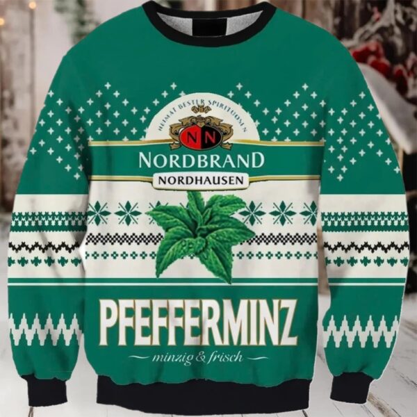 Nordbrand Pfefferminz Ugly Sweater