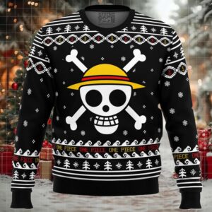 One Piece Straw Hat Pirates Christmas Ugly Christmas Sweater