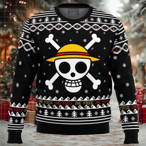 One Piece Straw Hat Pirates Christmas Ugly Christmas Sweater