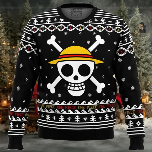 One Piece Straw Hat Pirates Christmas Ugly Christmas Sweater